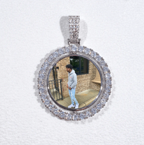 3D Spinning 2-Faced Custom Picture Pendant