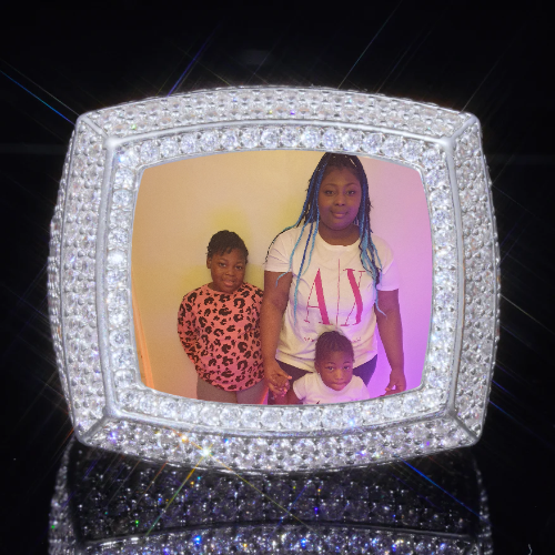 3D CUSTOM PICTURE ICED RING