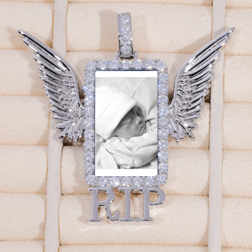 RIP WING 3D CUSTOM PICTURE PENDANT