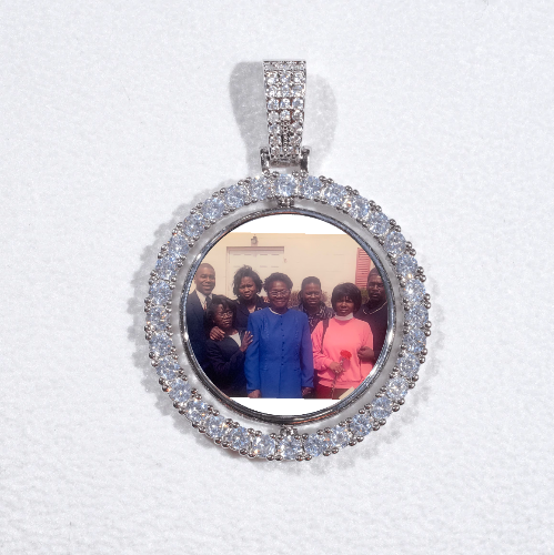 3D Spinning 2-Faced Custom Picture Pendant - The GUU Shop