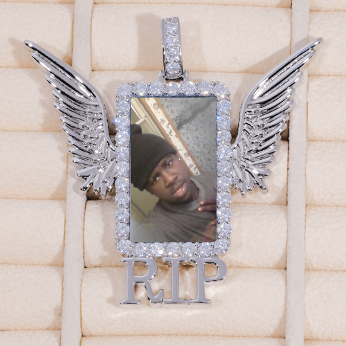 RIP WING 3D CUSTOM PICTURE PENDANT