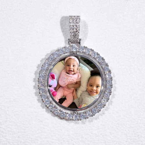 3D Spinning 2-Faced Custom Picture Pendant - The GUU Shop