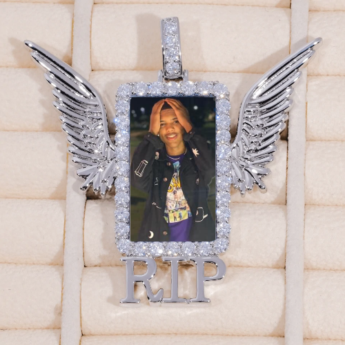 RIP WING 3D CUSTOM PICTURE PENDANT