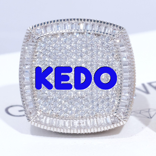 CUSTOM LETTER 3D ICED RING