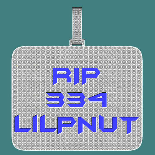 CUSTOM LETTER NECKLACE 3D BIG SQUARE