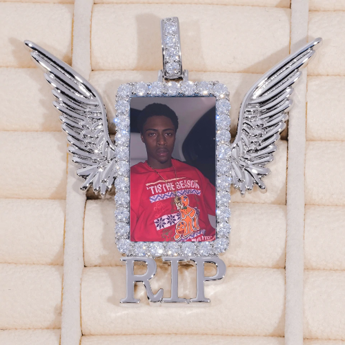 RIP WING 3D CUSTOM PICTURE PENDANT