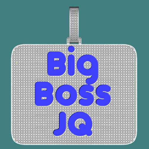 CUSTOM LETTER NECKLACE 3D BIG SQUARE