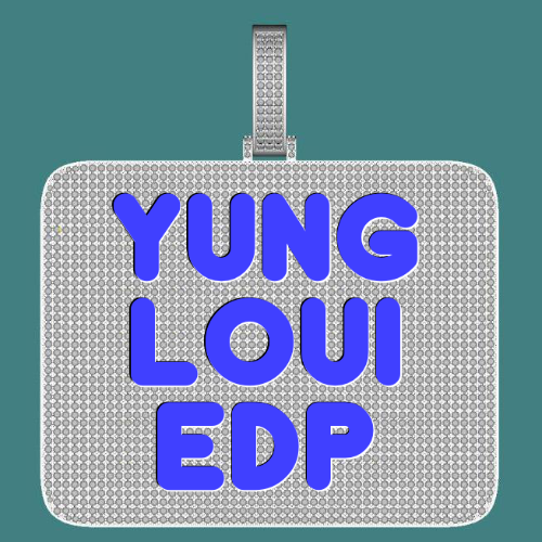 CUSTOM LETTER NECKLACE 3D BIG SQUARE