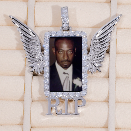 RIP WING 3D CUSTOM PICTURE PENDANT