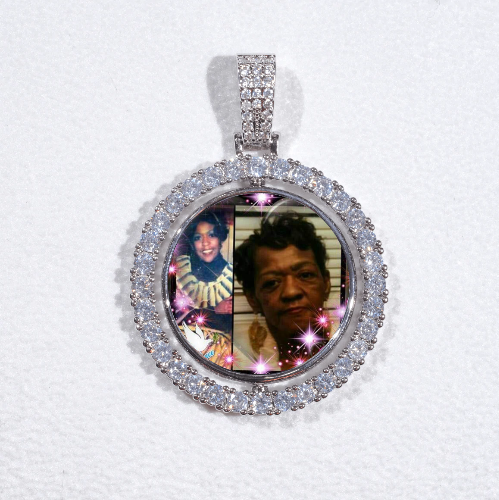 3D Spinning 2-Faced Custom Picture Pendant