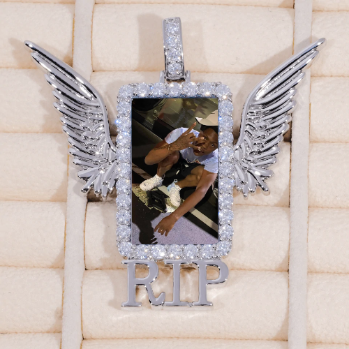 RIP WING 3D CUSTOM PICTURE PENDANT