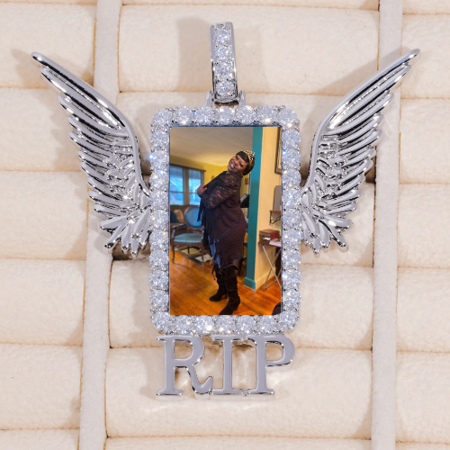 RIP WING 3D CUSTOM PICTURE PENDANT