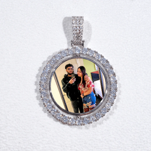 3D Spinning 2-Faced Custom Picture Pendant