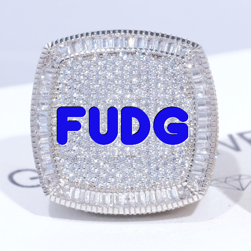 CUSTOM LETTER 3D ICED RING