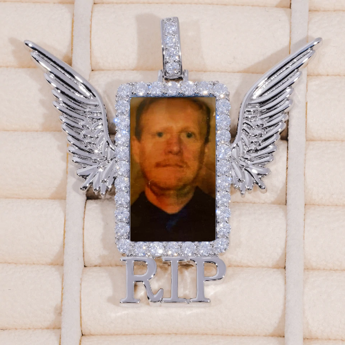 RIP WING 3D CUSTOM PICTURE PENDANT