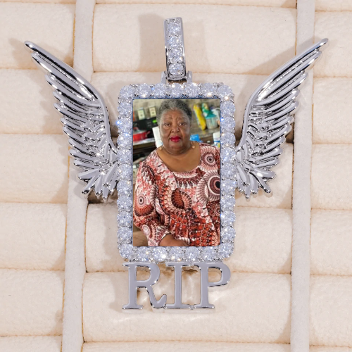 RIP WING 3D CUSTOM PICTURE PENDANT