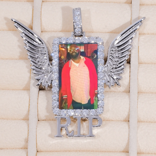 RIP WING 3D CUSTOM PICTURE PENDANT