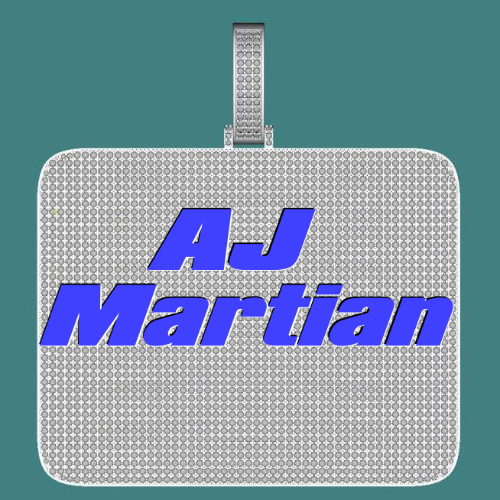CUSTOM LETTER NECKLACE 3D BIG SQUARE