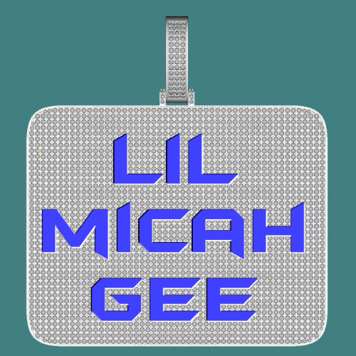 CUSTOM LETTER NECKLACE 3D BIG SQUARE