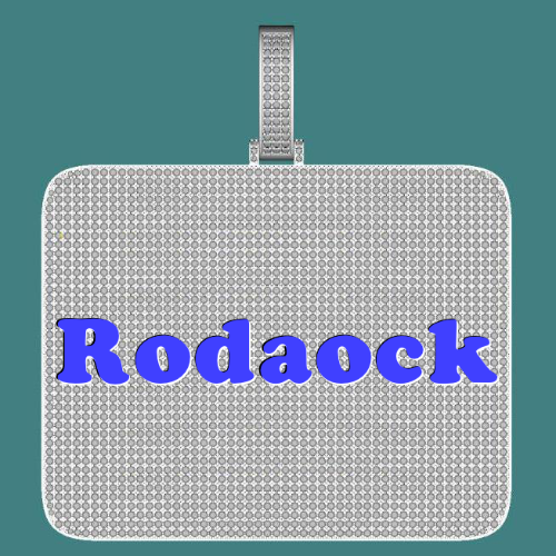 CUSTOM LETTER NECKLACE 3D BIG SQUARE