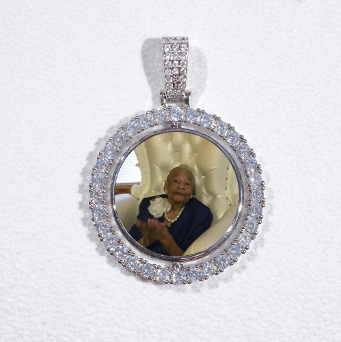 3D Spinning 2-Faced Custom Picture Pendant