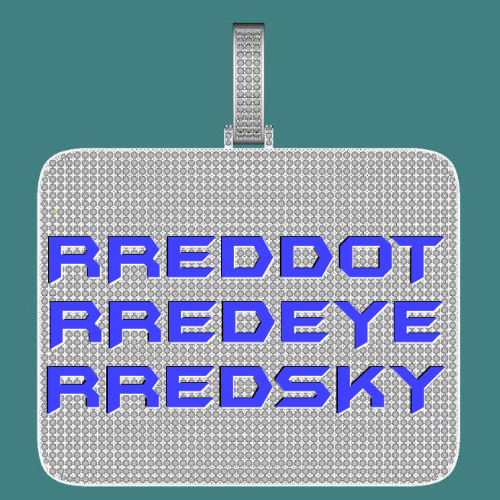 CUSTOM LETTER NECKLACE 3D BIG SQUARE
