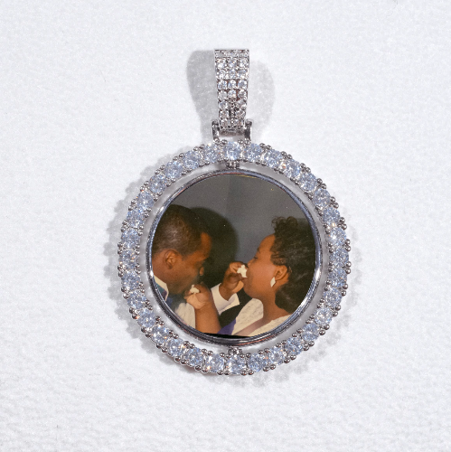 3D Spinning 2-Faced Custom Picture Pendant