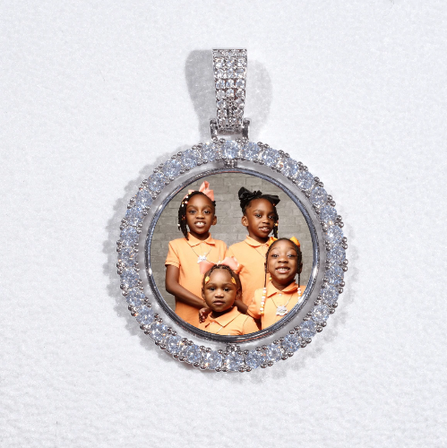 3D Spinning 2-Faced Custom Picture Pendant