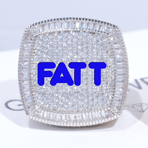 CUSTOM LETTER 3D ICED RING