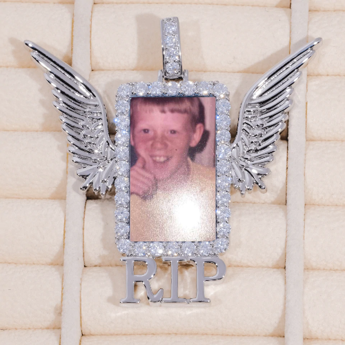 RIP WING 3D CUSTOM PICTURE PENDANT