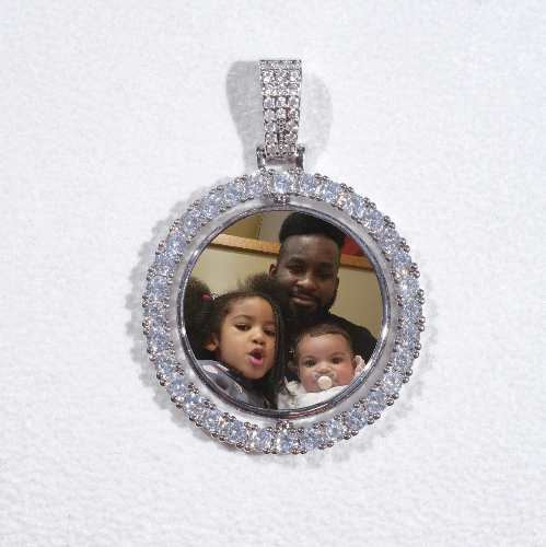3D Spinning 2-Faced Custom Picture Pendant