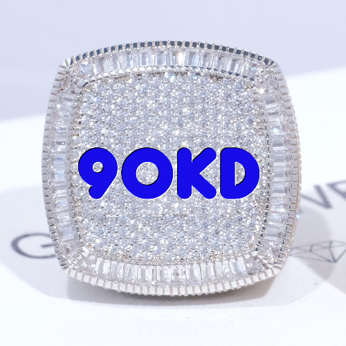 CUSTOM LETTER 3D ICED RING