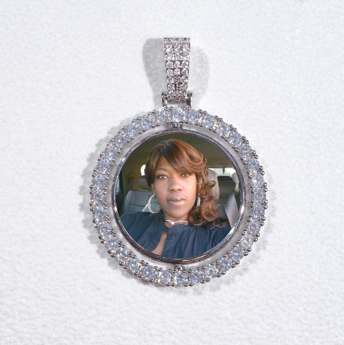 3D Spinning 2-Faced Custom Picture Pendant