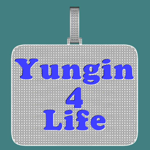 CUSTOM LETTER NECKLACE 3D BIG SQUARE