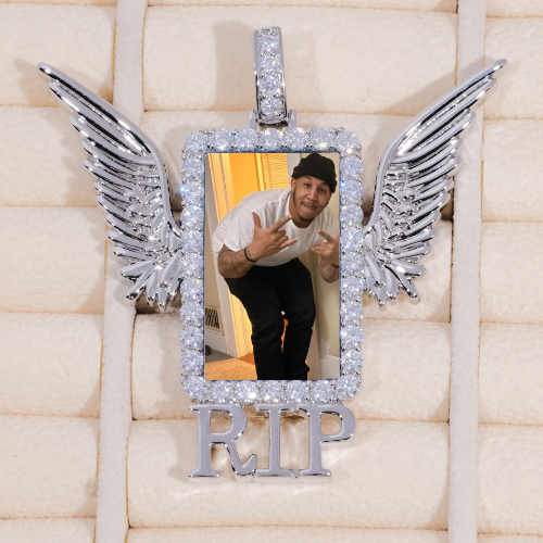 RIP WING 3D CUSTOM PICTURE PENDANT
