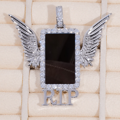 RIP WING 3D CUSTOM PICTURE PENDANT