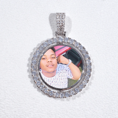 3D Spinning 2-Faced Custom Picture Pendant