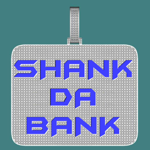 CUSTOM LETTER NECKLACE 3D BIG SQUARE