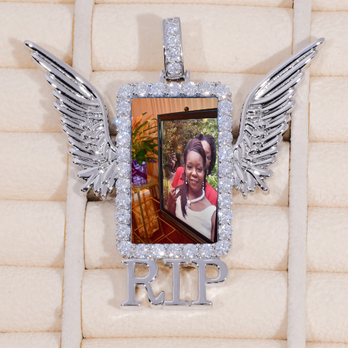 RIP WING 3D CUSTOM PICTURE PENDANT