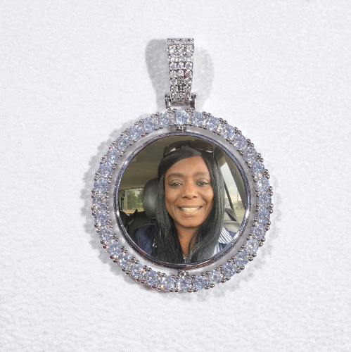 3D Spinning 2-Faced Custom Picture Pendant