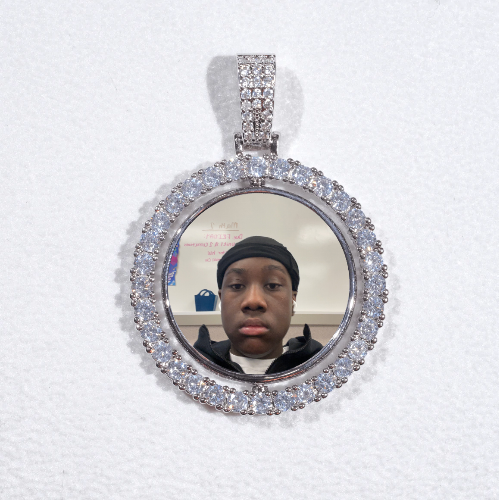 3D Spinning 2-Faced Custom Picture Pendant