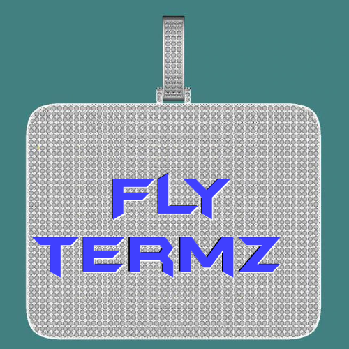 CUSTOM LETTER NECKLACE 3D BIG SQUARE