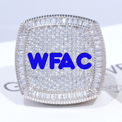 CUSTOM LETTER 3D ICED RING