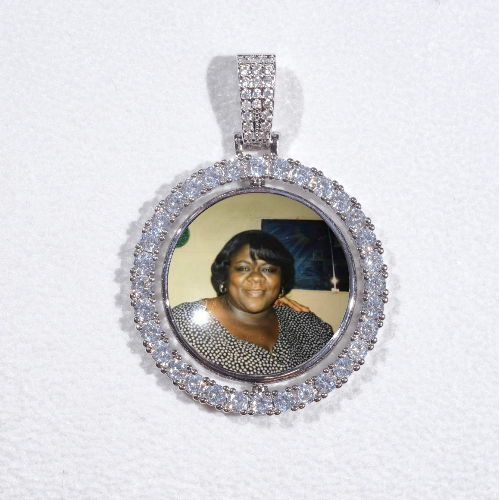 3D Spinning 2-Faced Custom Picture Pendant