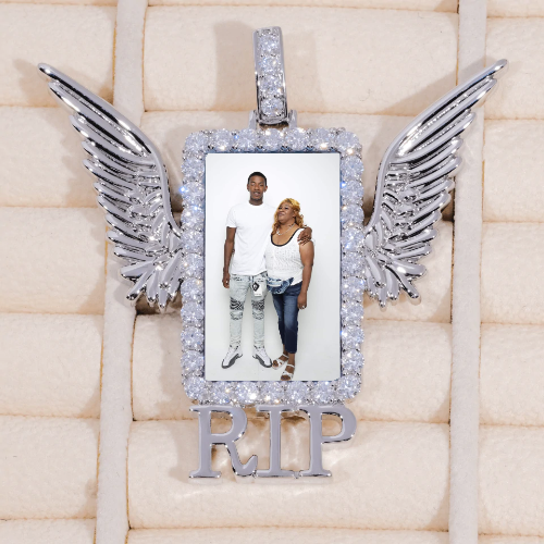 RIP WING 3D CUSTOM PICTURE PENDANT