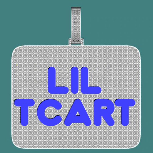 CUSTOM LETTER NECKLACE 3D BIG SQUARE