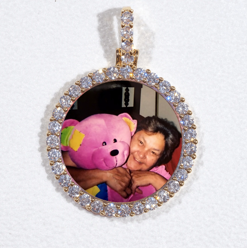3D CIRCLE CUSTOM PICTURE PENDANT SMALL SIZE