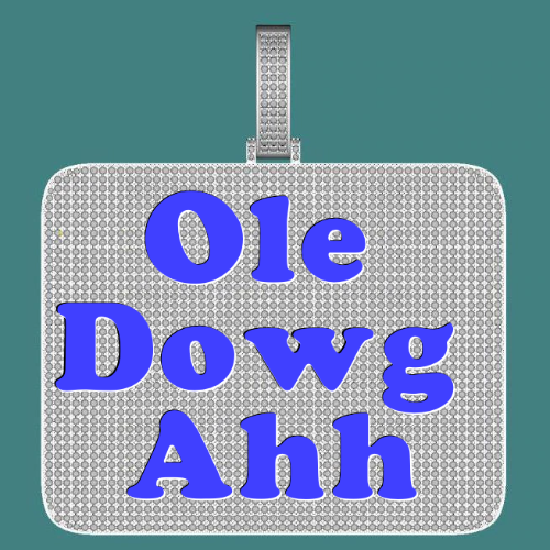 CUSTOM LETTER NECKLACE 3D BIG SQUARE