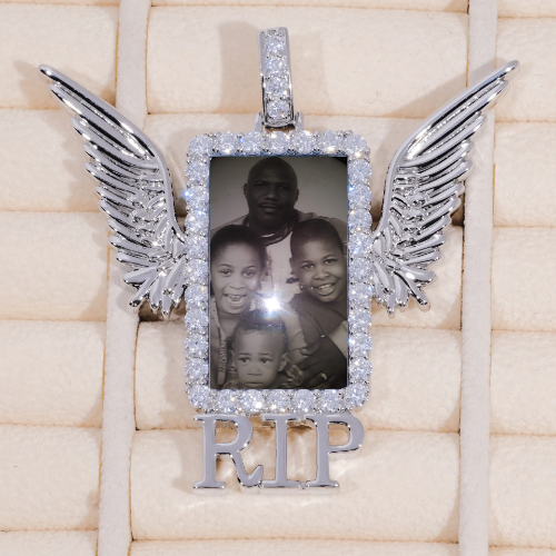 RIP WING 3D CUSTOM PICTURE PENDANT