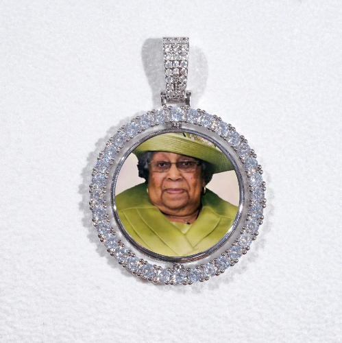 3D Spinning 2-Faced Custom Picture Pendant